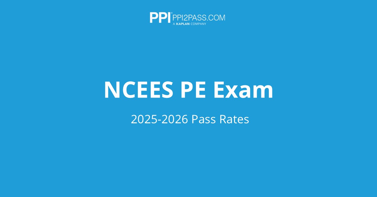 2025-2026 PE Exam pass rates