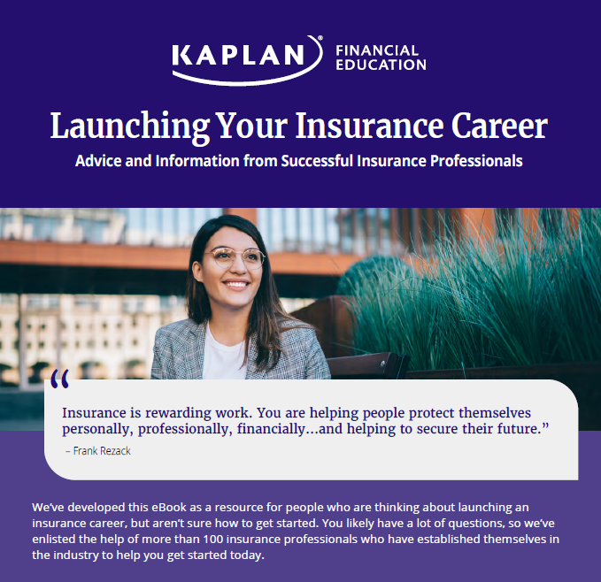 Launching Your Career In Insurance eBook Cover