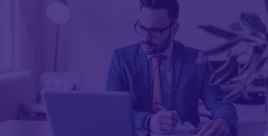 A business professional learns about the CFP exam during a free informative online webinar.