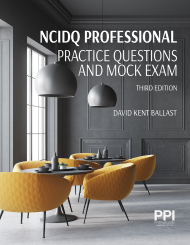 PPI NCIDQ Interior Design Reference Manual, 7th Edition By David Kent Ballast – Paperback, 2021, Fast Shipping