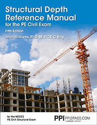 PE Civil Structural Depth Reference Manual Book Cover