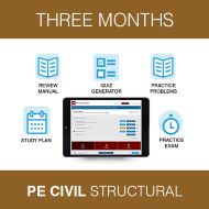 PE Civil Structural Learning Hub 3Month Product Image