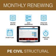 PE Civil Structural Learning Hub Monthly product Image