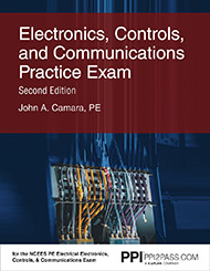 PE Electrical Electronics Practice Exam Book Cover