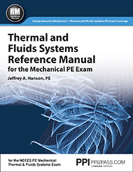 Thermal and Fluids Systems Reference Manual for the Mechanical PE Exam Book Cover