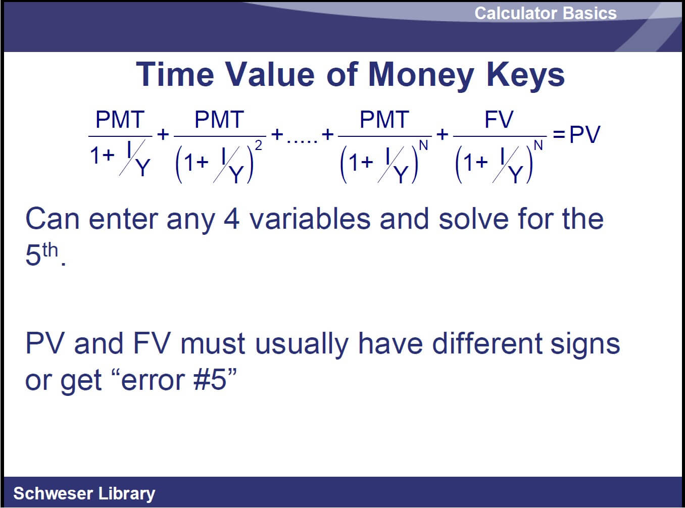 Time value of money keys using TI BAII+ example pt 2