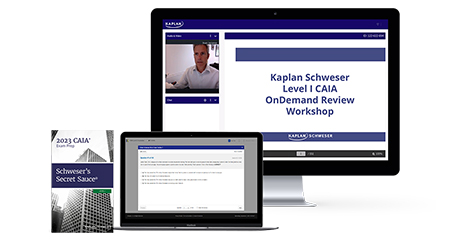 Schweser CAIA 2023 Level I Workshop Package