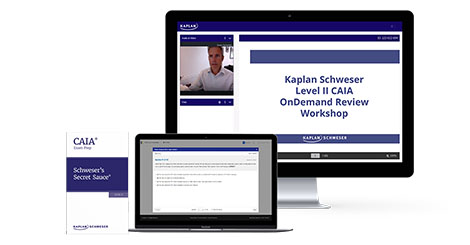 Kaplan Schweser's OnDemand Review Workshop Package for Level 2 of the CAIA exam