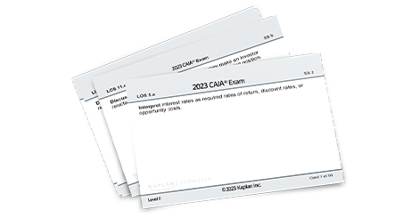 Schweser CAIA 2023 Level II Flashcards