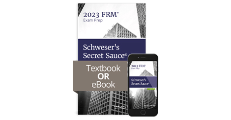 Kaplan Schweser's Secret Sauce eBook for Part 2 of the FRM exam