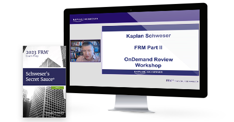 Kaplan Schweser's OnDemand Review Workshop Package for Part 1 of the FRM exam