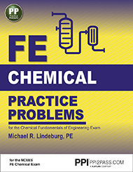 FE Chemical Practice Problems Book Cover