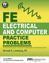 FE Electrical and Computer Practice Problems Book Cover