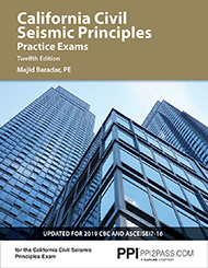 California Civil Seismic Principles Practice Exam Twelfth Edition Book Cover