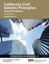California Civil Seismic Principles Solved Problems Twelfth Edition book cover