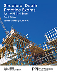 PE Civil Structural Depth Practice Exams Book Cover