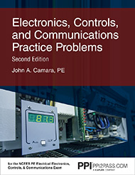 PE Electrical Electronics Practice Problems Book Cover