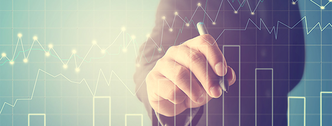 A graphic of a man reviewing financial performance graphs illustrates Alternative Investments