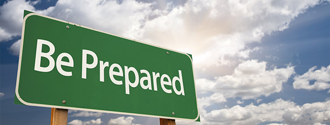 A conceptual graphic warning to be prepared by using the Level I CAIA exam day preparation tips