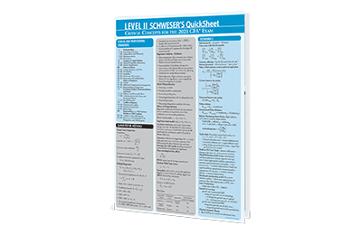 Schweser's Quicksheet
