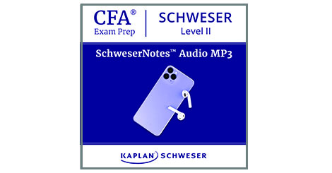 Kaplan Schweser's SchweserNotes Audio for Level 2 of the CFA exam