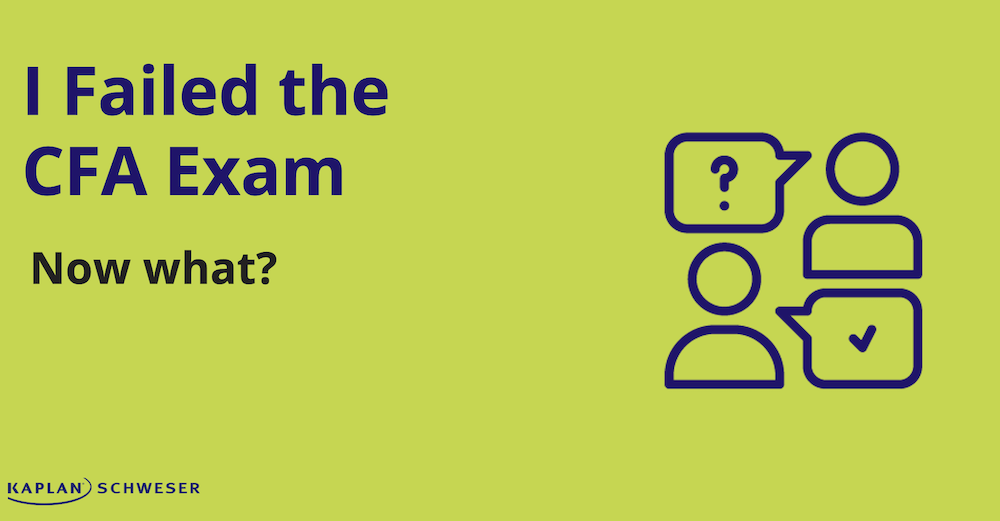 If you failed the CFA Exam, follow these tactical steps to reach your goals.