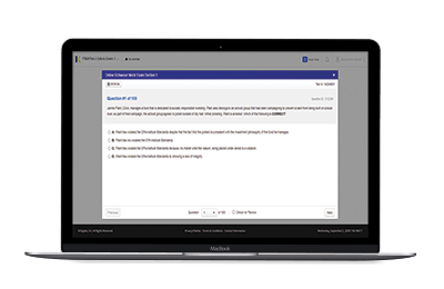 The Online Schweser Mock Exam is as close as you can get to the actual FRM exam in format, difficulty, and length